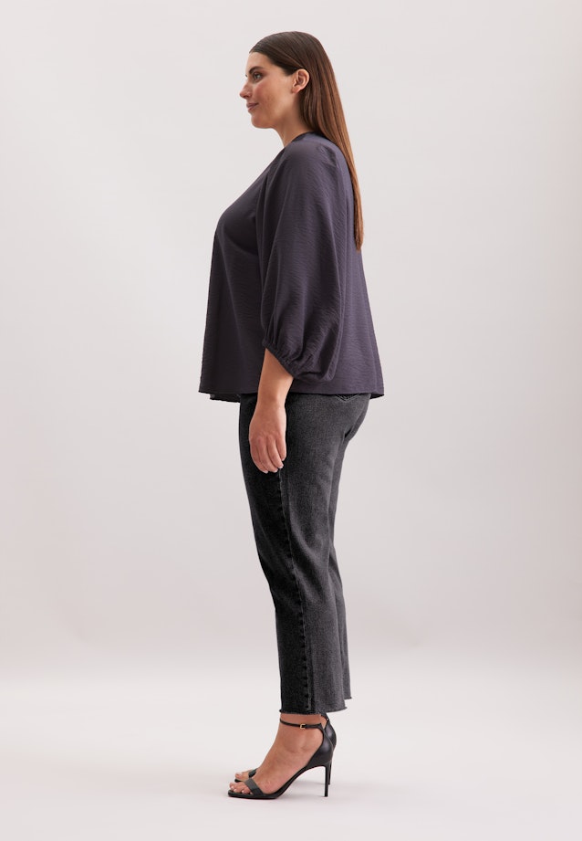 Blusenshirt mit V- Ausschnitt in Grau |  Seidensticker Onlineshop