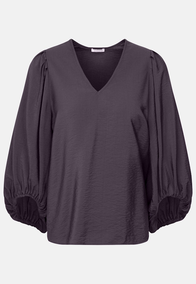 Blusenshirt mit V- Ausschnitt in Grau |  Seidensticker Onlineshop