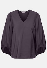 Blusenshirt mit V- Ausschnitt in Grau |  Seidensticker Onlineshop