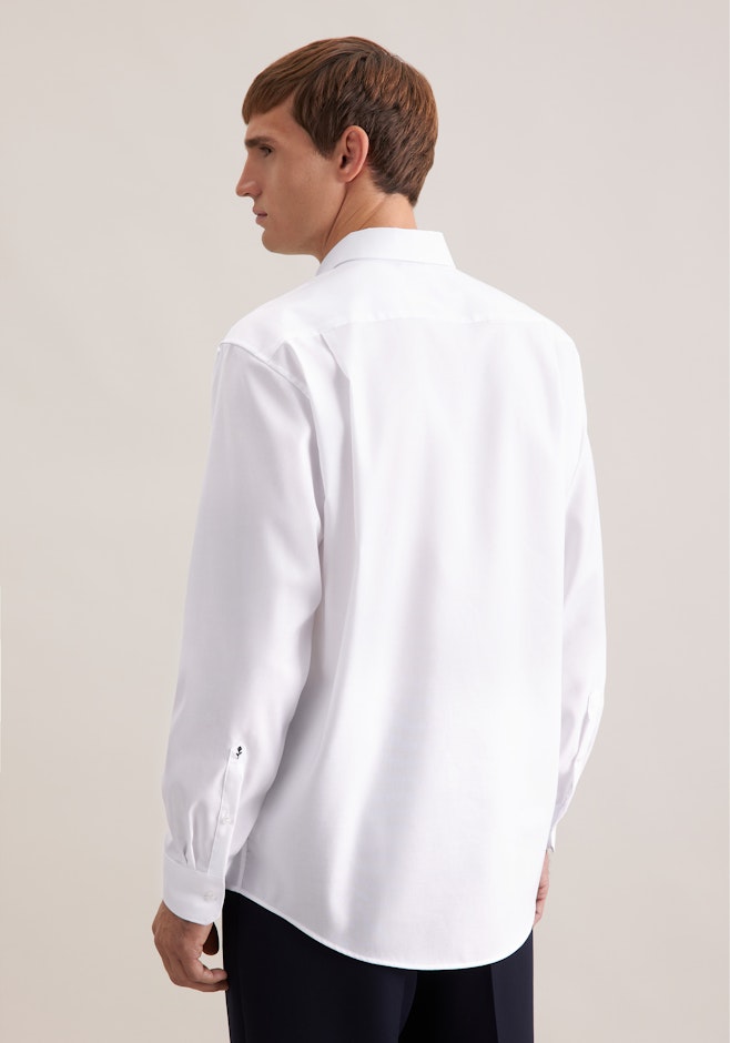 Comfort Chemise d'affaires Uni dans Blanc | Boutique en ligne Seidensticker