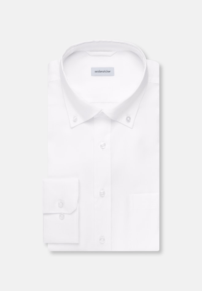 Comfort Chemise d'affaires Uni dans Blanc | Boutique en ligne Seidensticker