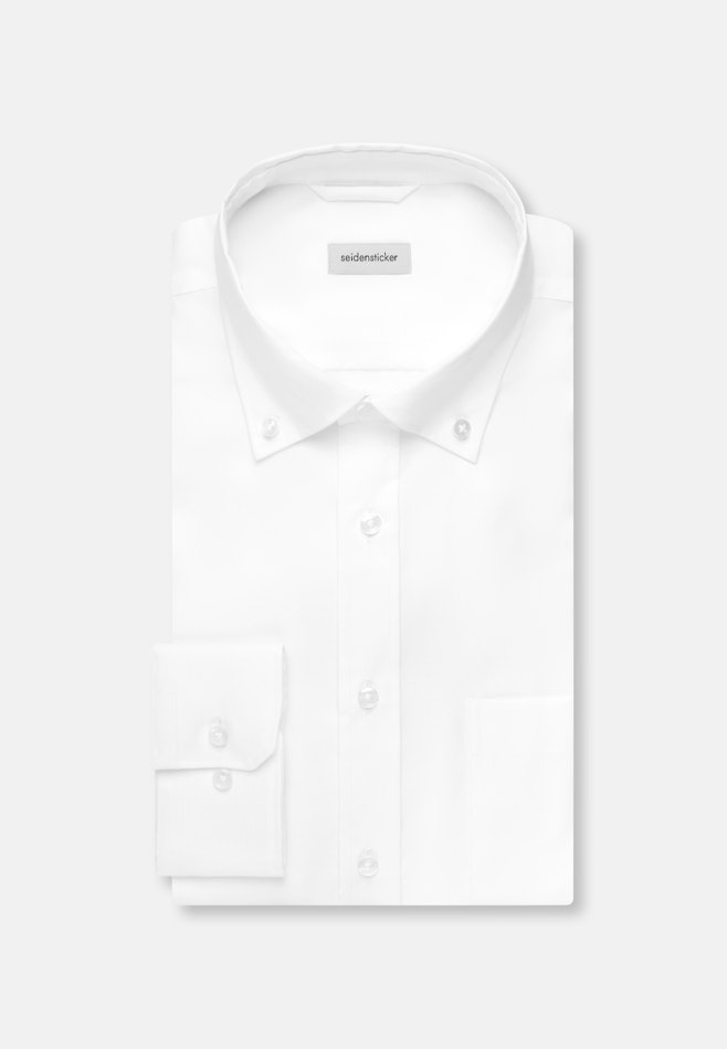 Comfort Chemise d'affaires Uni dans Blanc | Boutique en ligne Seidensticker