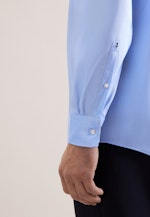 Comfort Business Hemd Uni in Mittelblau |  Seidensticker Onlineshop