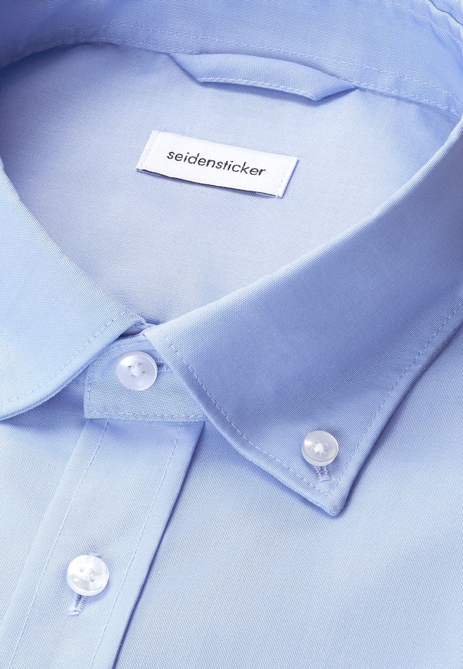 Comfort Chemise d'affaires Uni dans Bleu Moyen | Boutique en ligne Seidensticker