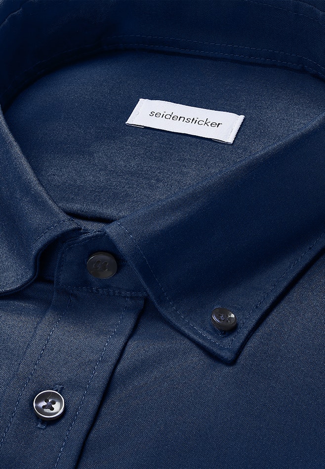 Comfort Chemise d'affaires Uni dans Bleu Foncé | Boutique en ligne Seidensticker
