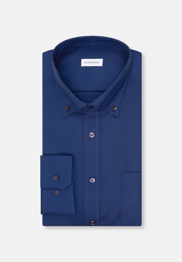 Comfort Business Hemd Uni in Dunkelblau |  Seidensticker Onlineshop