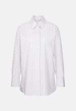 Oversized Hemdbluse mit tiefer Passe in Weiß |  Seidensticker Onlineshop