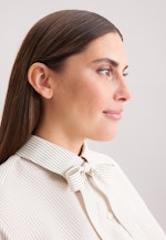 Hemdbluse mit abnehmbarer Schluppe in Weiß |  Seidensticker Onlineshop