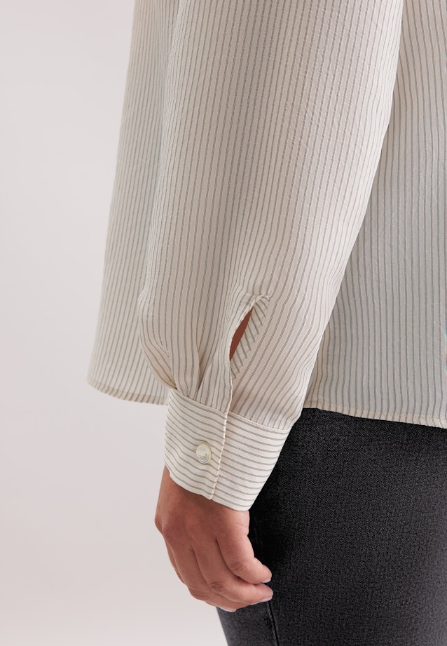 Hemdbluse mit abnehmbarer Schluppe in Weiß |  Seidensticker Onlineshop
