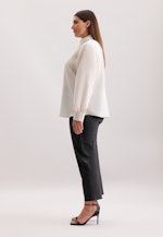 Hemdbluse mit abnehmbarer Schluppe in Weiß |  Seidensticker Onlineshop