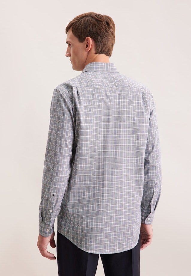 Regular Business shirt Check in Dunkelblau |  Seidensticker Onlineshop