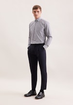 Regular Business shirt Check in Dunkelblau |  Seidensticker Onlineshop