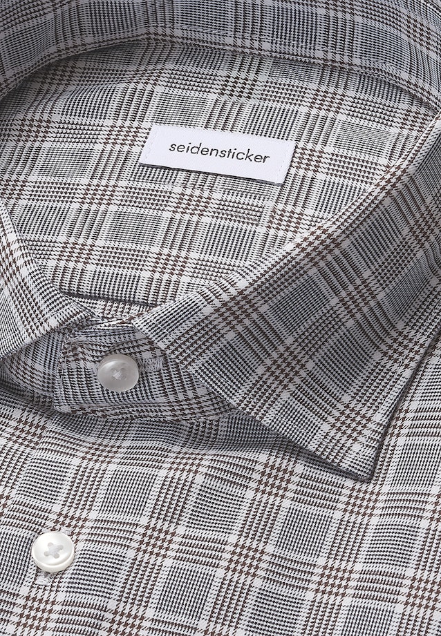 Regular Business shirt Check in Dunkelblau |  Seidensticker Onlineshop