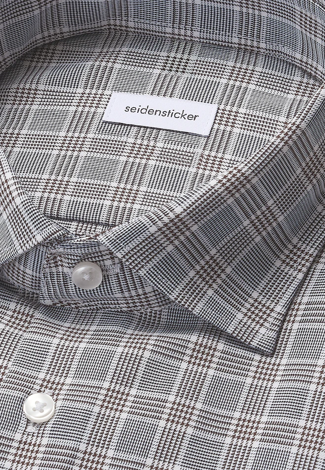 Regular Business shirt Check in Dunkelblau | Seidensticker online shop