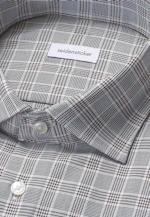 Regular Chemise d'affaires carreaux in Bleu Foncé |  Seidensticker Onlineshop