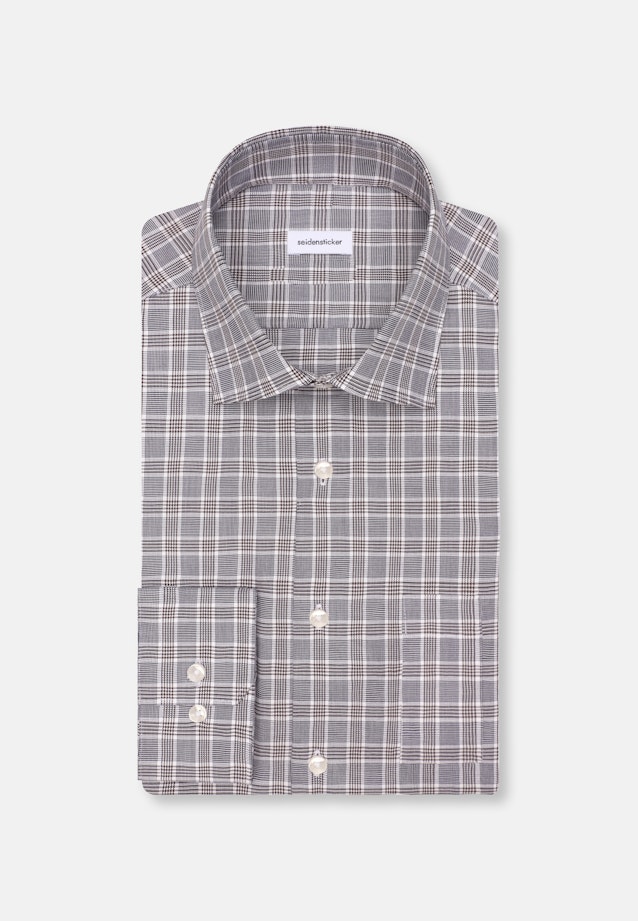 Regular Business shirt Check in Dunkelblau |  Seidensticker Onlineshop
