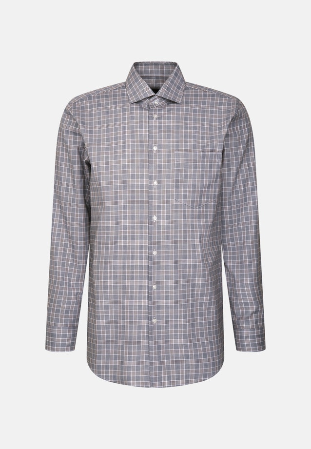 Regular Business shirt Check in Dunkelblau |  Seidensticker Onlineshop