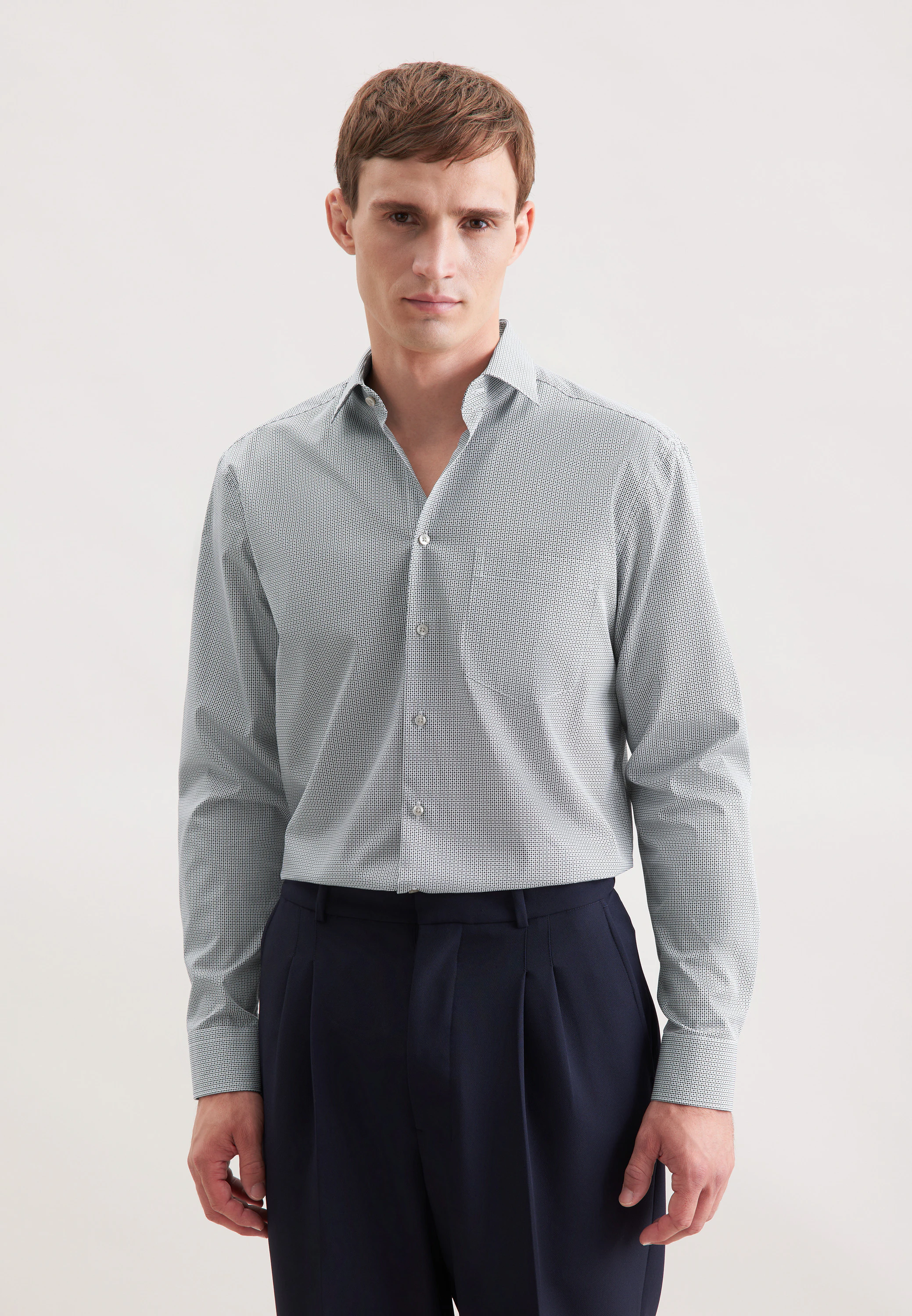 Seidensticker Regular Business Hemd Druck, , Größe 41 aus Herren/Hemden/Business