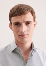 Regular Business Hemd Druck in Dunkelblau |  Seidensticker Onlineshop