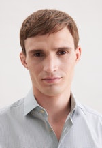 Regular Business Hemd Druck in Dunkelblau |  Seidensticker Onlineshop