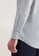 Regular Business Hemd Druck in Dunkelblau |  Seidensticker Onlineshop