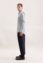 Regular Business Hemd Druck in Dunkelblau |  Seidensticker Onlineshop