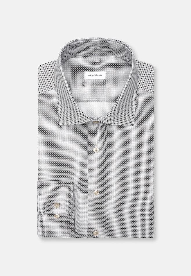 Regular Chemise d'affaires Imprimé dans Bleu Foncé | Boutique en ligne Seidensticker