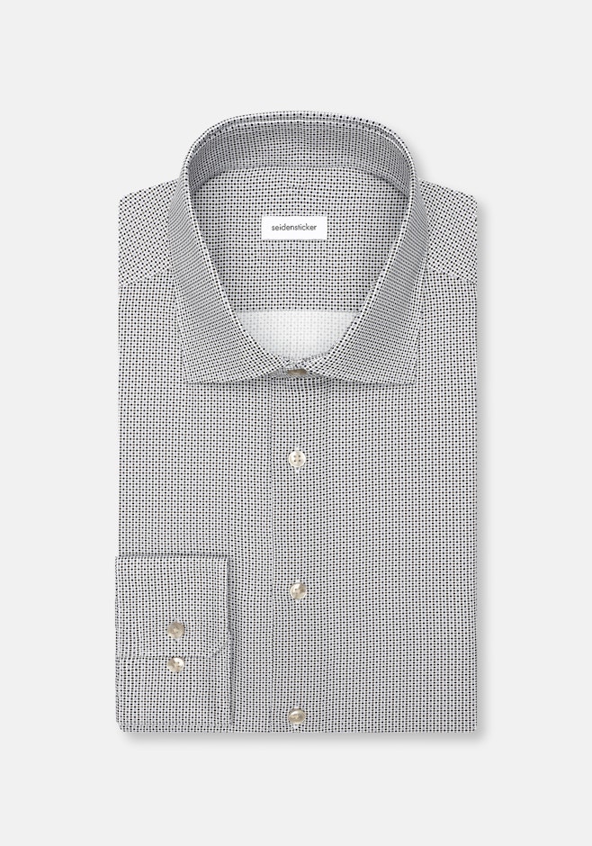 Regular Chemise d'affaires Imprimé dans Bleu Foncé | Boutique en ligne Seidensticker