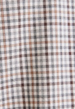 Regular Flannel shirt Check in Braun |  Seidensticker Onlineshop