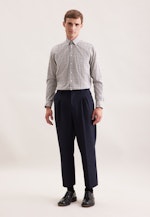 Regular Flanellhemd Karo in Braun |  Seidensticker Onlineshop