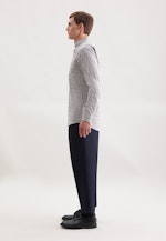 Regular Flannel shirt Check in Braun |  Seidensticker Onlineshop