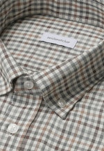 Regular Flanellhemd Karo in Braun |  Seidensticker Onlineshop