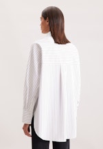 Oversized Hemdbluse mit tiefer Passe in Weiß |  Seidensticker Onlineshop