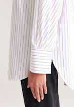 Oversized Hemdbluse mit tiefer Passe in Weiß |  Seidensticker Onlineshop