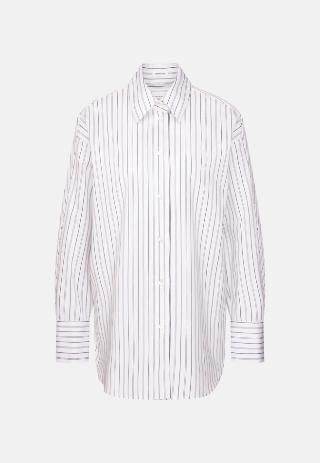 Oversized Hemdbluse mit tiefer Passe in Weiß | Seidensticker Onlineshop