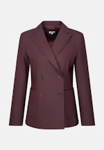 Zweireihiger Blazer mit aufgesetzten Taschen aus einer Wollmischung in Rot |  Seidensticker Onlineshop