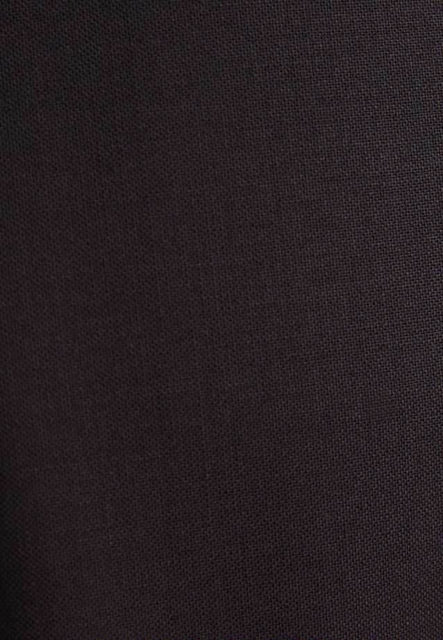 Gerade Hose mit Bügelfalten aus einer Wollmischung in Schwarz |  Seidensticker Onlineshop