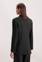 Zweireihiger Blazer mit Pattentaschen aus einer Wollmischung in Schwarz |  Seidensticker Onlineshop