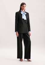 Zweireihiger Blazer mit Pattentaschen aus einer Wollmischung in Schwarz |  Seidensticker Onlineshop