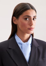 Zweireihiger Blazer mit Pattentaschen aus einer Wollmischung in Dunkelblau |  Seidensticker Onlineshop