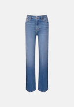Wide-Leg Jeans High Waist with Stretch in Mittelblau |  Seidensticker Onlineshop