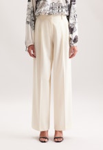 Bundfaltenhose aus einer Wollmischung in Ecru |  Seidensticker Onlineshop