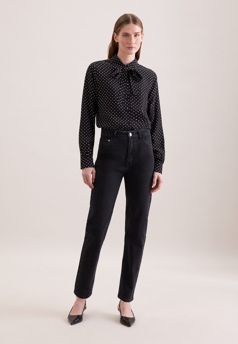 Jeans Mom-Fit taille haute avec stretch