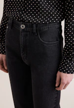 Mom- Fit Jeans High Waist mit Stretchanteil in Grau |  Seidensticker Onlineshop