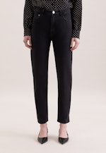 Jeans Mom-Fit taille haute avec stretch in Gris |  Seidensticker Onlineshop
