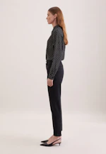 Mom- Fit Jeans High Waist mit Stretchanteil in Grau |  Seidensticker Onlineshop