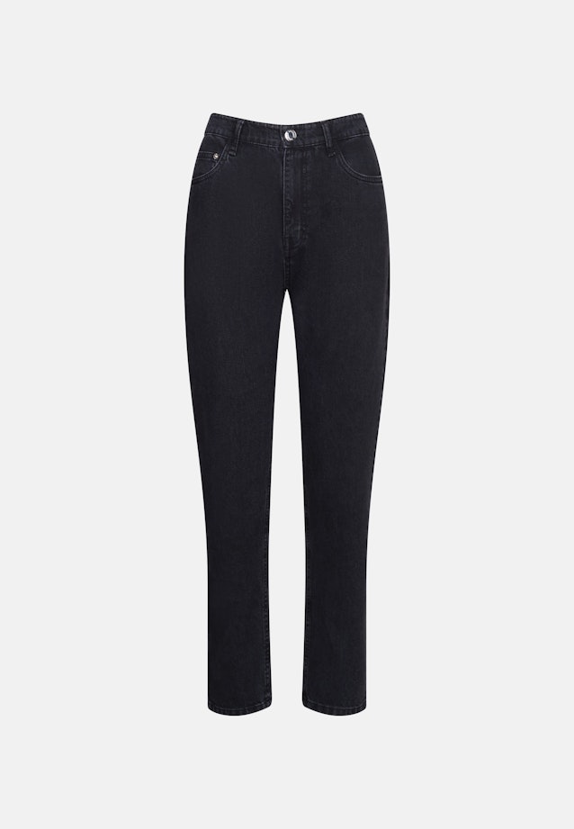 Mom- Fit Jeans High Waist mit Stretchanteil in Grau |  Seidensticker Onlineshop