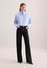 Wide- Leg Jeans High Waist in Grey |  Seidensticker Onlineshop