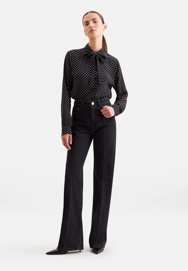 Wide- Leg Jeans High Waist in Grau |  Seidensticker Onlineshop