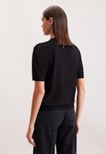 Wide- Leg Jeans High Waist mit Stretchanteil in Grau |  Seidensticker Onlineshop